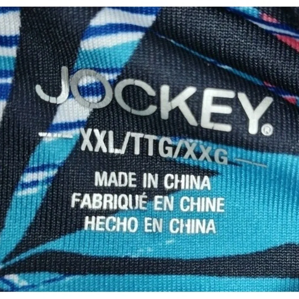 Jockey Women's XXL Tropical Palm Leaf Print Swim Shorts